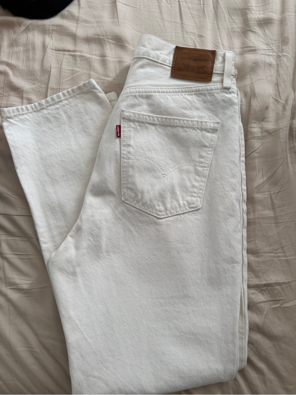 Levi's White Women's Straight Jeans